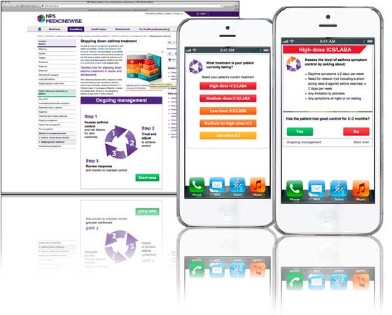NPS Asthma Tool - Web & Mobile